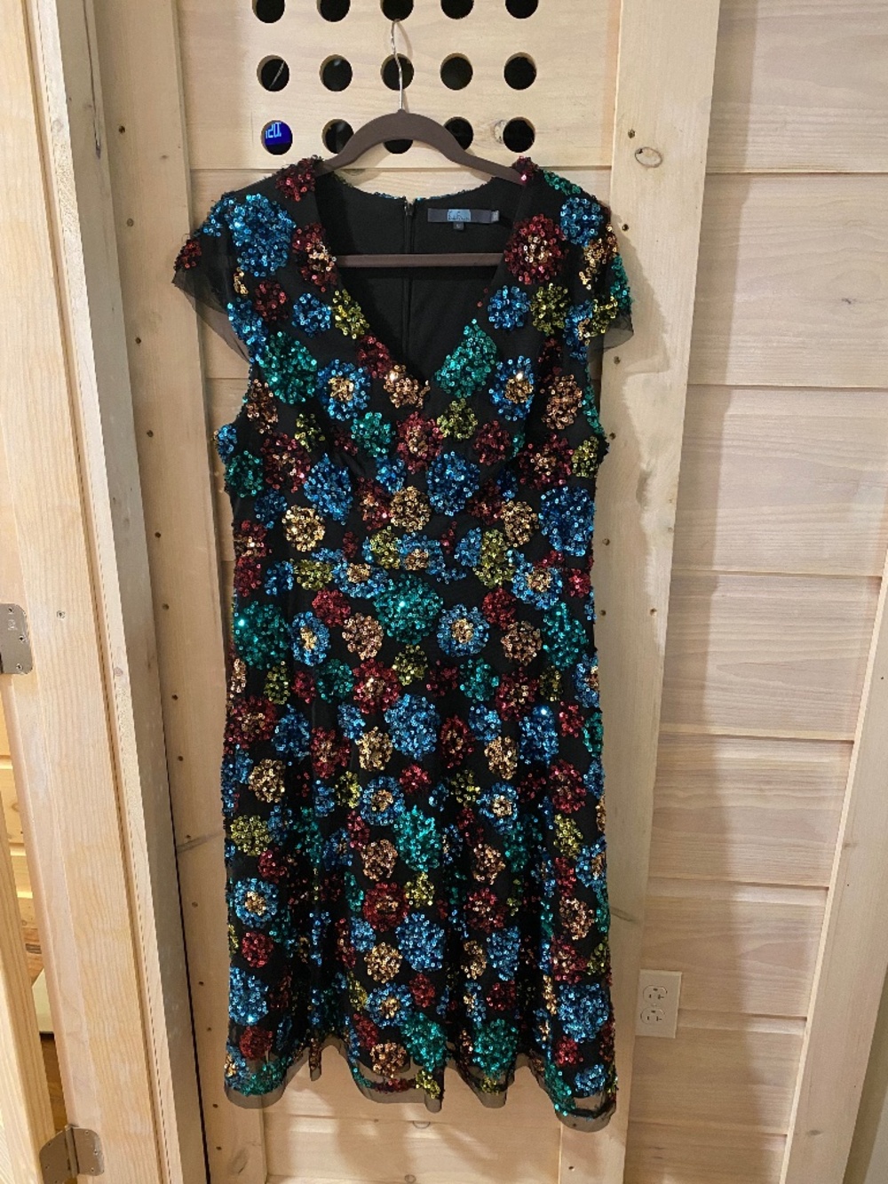 Anthropologie Eva Franco sequined party dress
